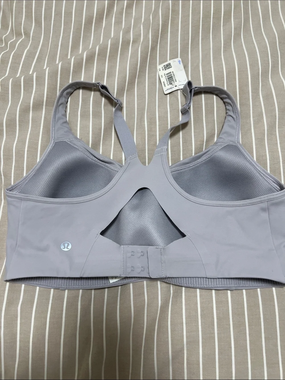 Lululemon All Powered Up Sports Bra Iced Iris 36D NWT